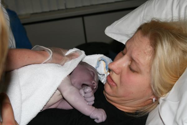 Alana net geboren., geplaatst door mama Lizanne op 2007-11-03