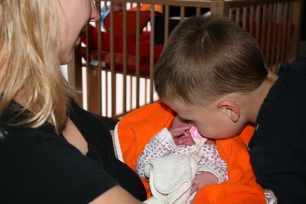 Alana net geboren., geplaatst door mama Lizanne op 2007-11-03