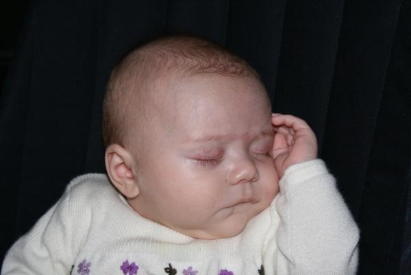 Alana lekker slapen., geplaatst door mama Lizanne op 2008-01-21