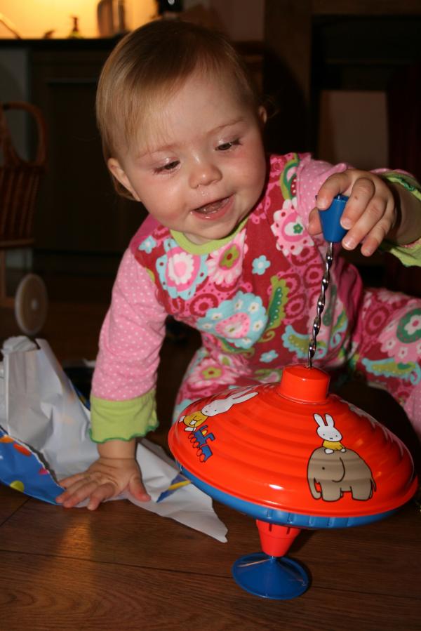 Alana 1 jaar!, geplaatst door mama Lizanne op 2008-11-11