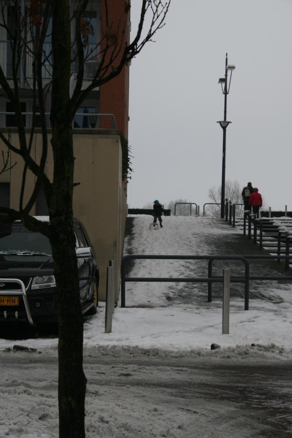 Jesse in de sneeuw, geplaatst door mama Lizanne op 2009-12-23