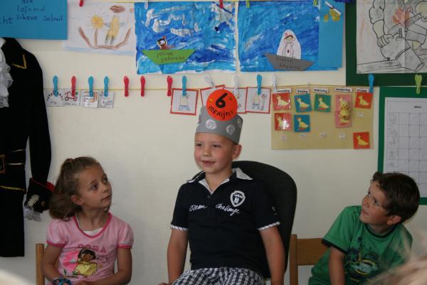 Merijn verjaardag op school 6 jaar!, geplaatst door mama Lizanne op 2010-06-02