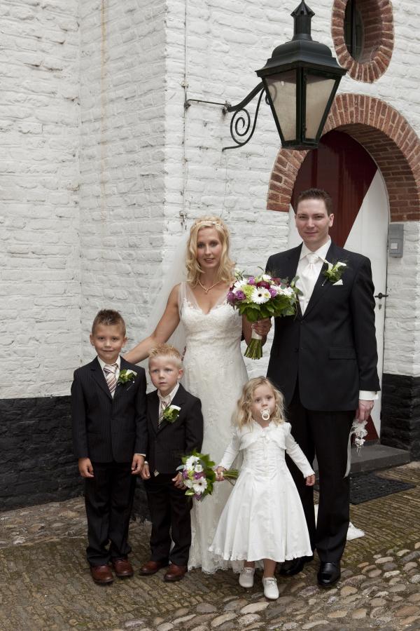 Trouwfoto, geplaatst door mama Lizanne op 2011-01-09