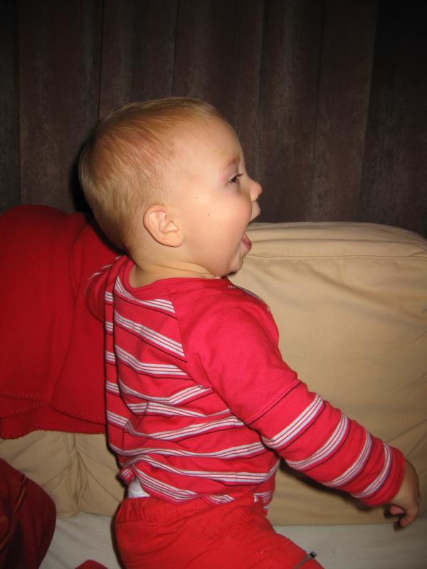 Merijn aan het gillen., geplaatst door mama Lizanne op 2005-11-11