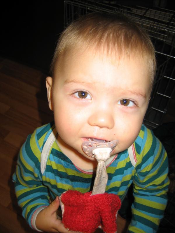 Merijn in de morgen., geplaatst door mama Lizanne op 2005-11-11