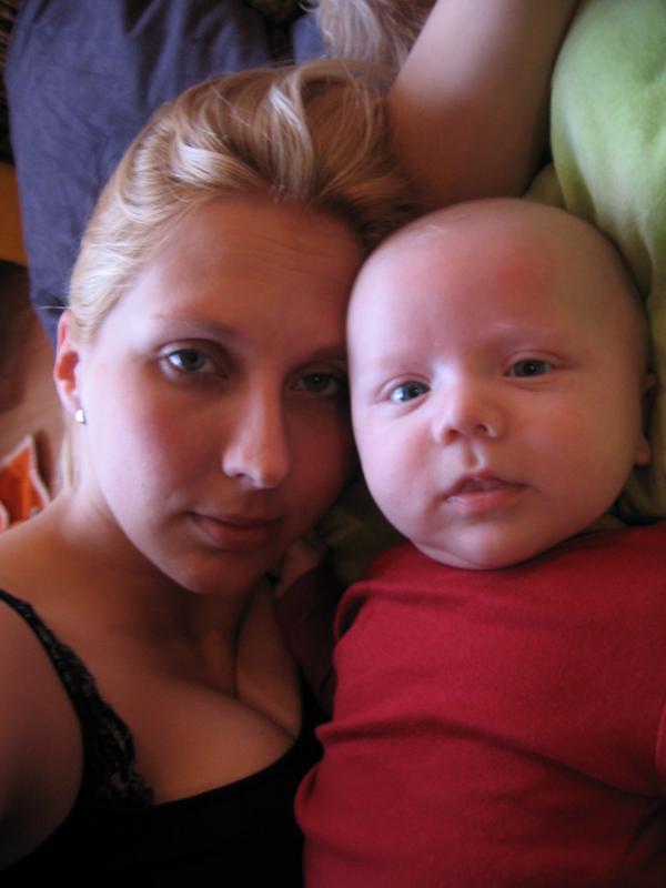 Jesse en mama., geplaatst door mama Lizanne op 2005-11-11