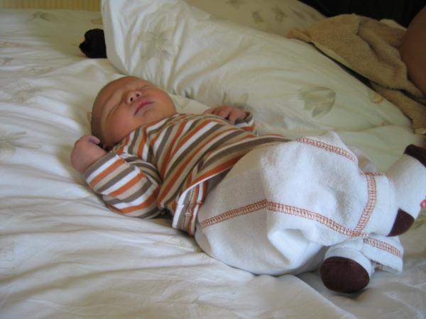 Merijn in pak 4, geplaatst door papa Boudewijn op 2004-06-03