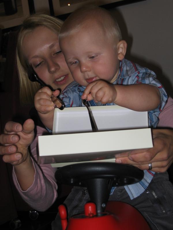 Jesse 1 jaar., geplaatst door mama Lizanne op 2006-08-11
