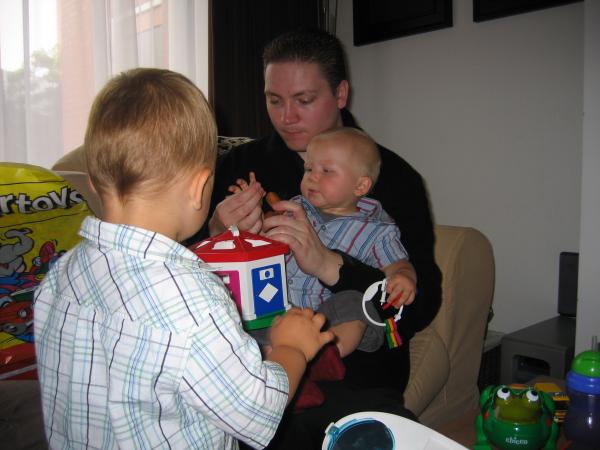 Jesse 1 jaar., geplaatst door mama Lizanne op 2006-08-19