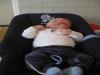 Merijn in z'n stoeltje - 3, geplaatst door papa Boudewijn op 2004-07-27