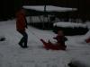 Merijn en Alana in de sneeuw, geplaatst door mama Lizanne op 2009-12-23