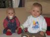 Merijn samen met Thijme., geplaatst door mama Lizanne op 2005-03-16