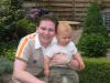 Merijn en papa s'avonds op zijn 1e verjaardag., geplaatst door mama Lizanne op 2005-05-31