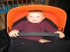 Merijn in de kinderwagen., geplaatst door mama Lizanne op 2006-02-25