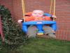 Jesse aan het schommelen., geplaatst door mama Lizanne op 2006-02-25